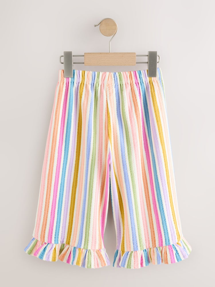 Multi Wide Leg Frill Trousers (3mths-7yrs) - Image 2 of 4