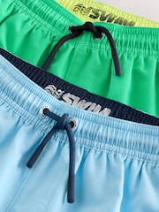Green/Blue Swim Shorts 2 Pack (1.5-16yrs) - Image 6 of 6