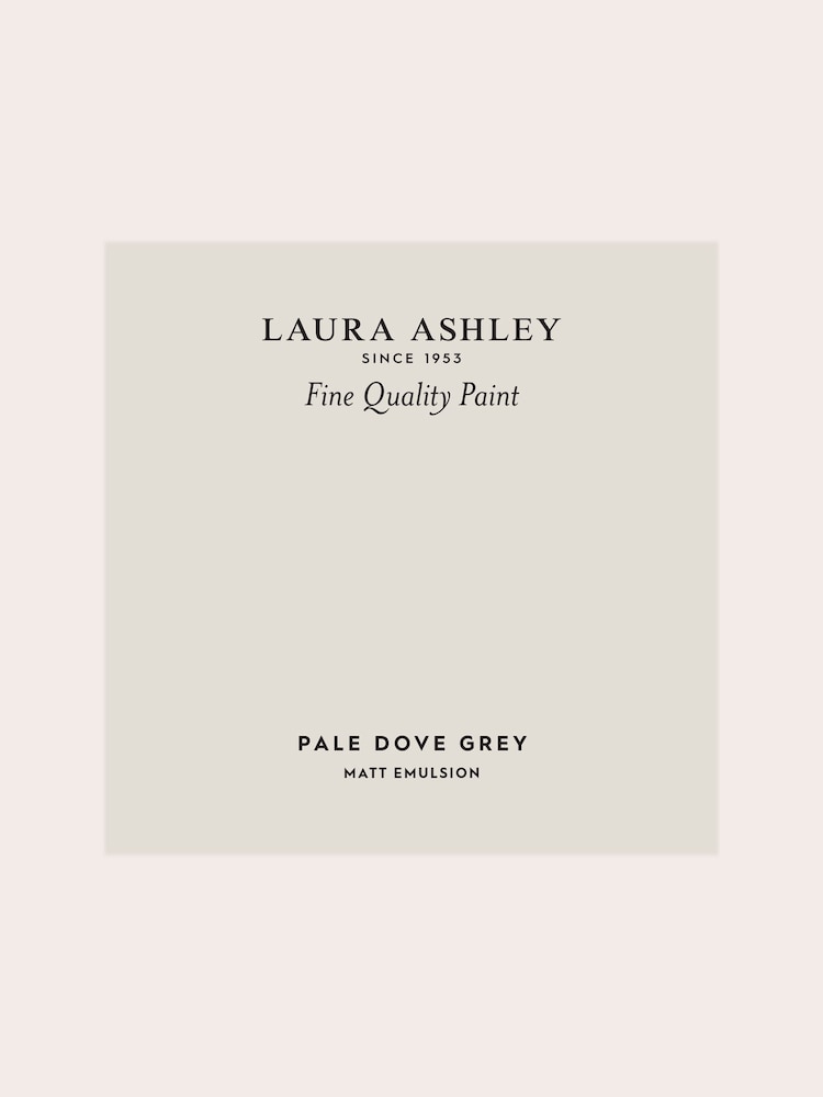 Laura Ashley Pale Dove Grey Matt Emulsion Peel & Stick Paint Sample - Image 2 of 4