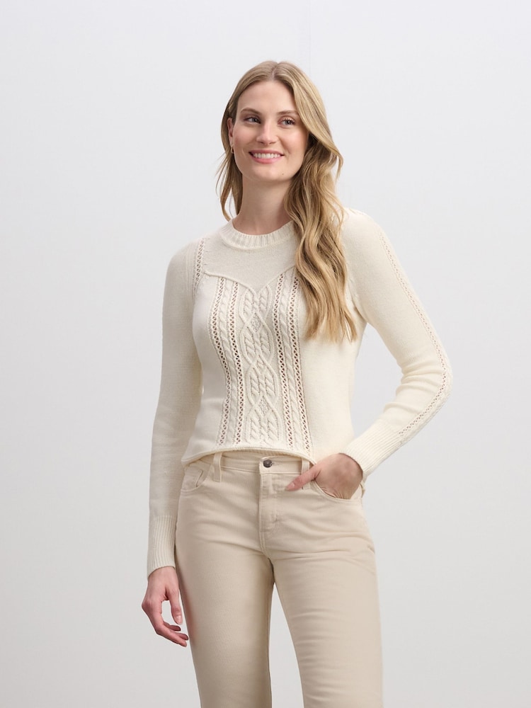 Hatley Natural Phoebe Jumper - Cream - Image 1 of 5 Hatley Natural Phoebe Jumper - Cream - Image 1 of 5
