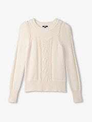 Hatley Natural Phoebe Jumper - Cream - Image 5 of 5