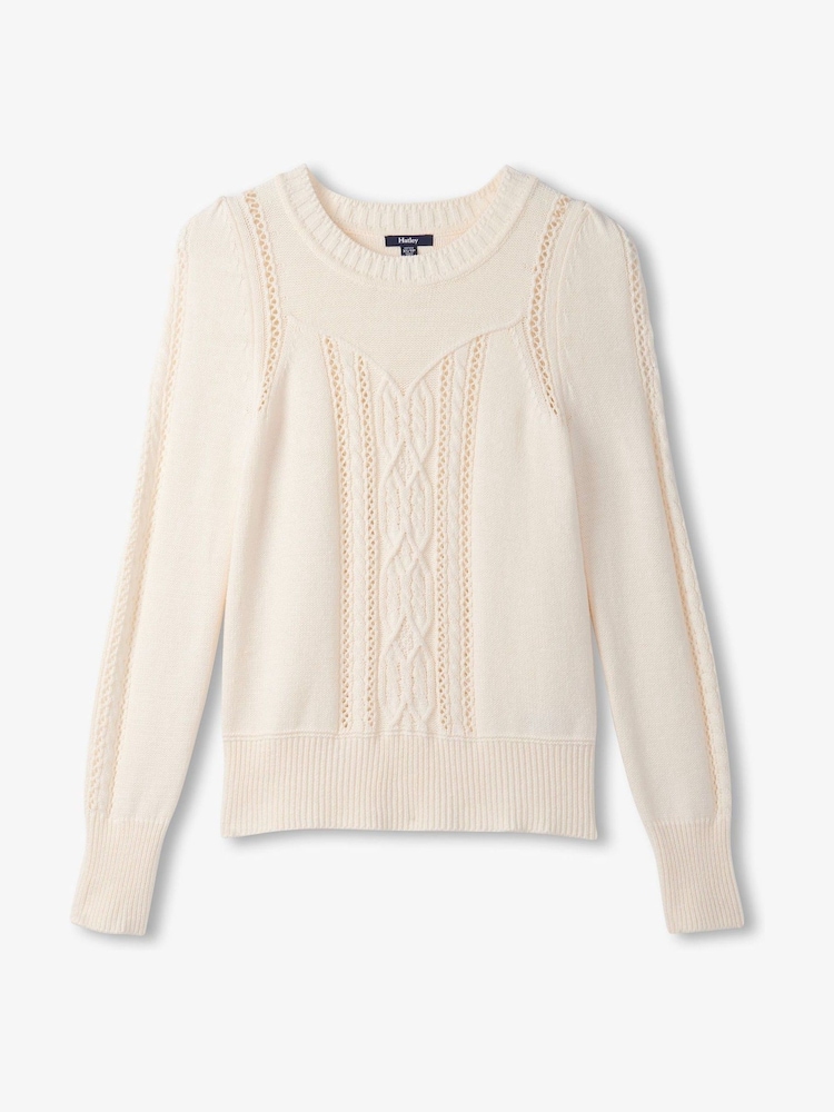 Hatley Natural Phoebe Jumper - Cream - Image 5 of 5 Hatley Natural Phoebe Jumper - Cream - Image 5 of 5