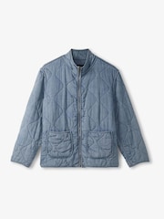 Hatley Quilted Tencel Jacket  - Azul lavado - Imagem 6 de 6