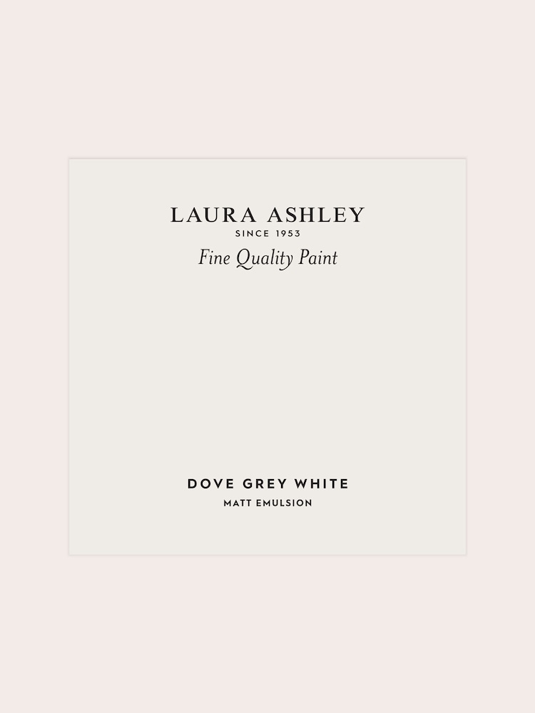 Laura Ashley Dove Grey White Matt Emulsion Peel & Stick Paint Sample - Image 2 of 4 Laura Ashley Dove Grey White Matt Emulsion Peel & Stick Paint Sample - Image 2 of 4