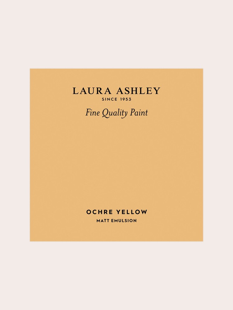 Laura Ashley Ochre Yellow Matt Emulsion Peel & Stick Paint Sample - Image 2 of 4