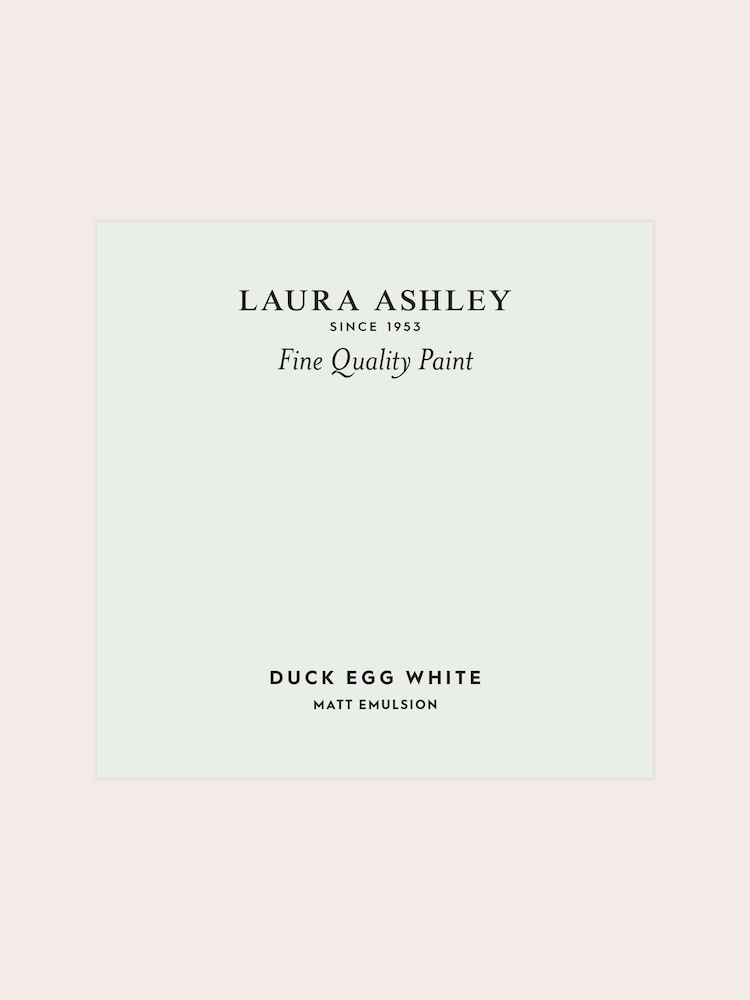 Laura Ashley Duck Egg White Matt Emulsion Peel & Stick Paint Sample - Image 2 of 4 Laura Ashley Duck Egg White Matt Emulsion Peel & Stick Paint Sample - Image 2 of 4