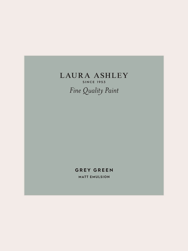 Laura Ashley Grey Green Matt Emulsion Peel & Stick Paint Sample - Image 2 of 4