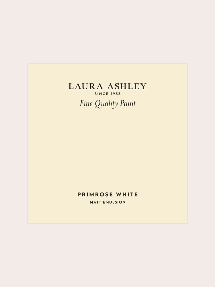 Laura Ashley Primrose White Matt Emulsion Peel & Stick Paint Sample - Image 2 of 4