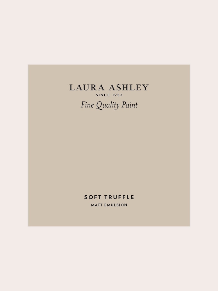Laura Ashley Soft Truffle Matt Emulsion Peel & Stick Paint Sample - Image 2 of 4