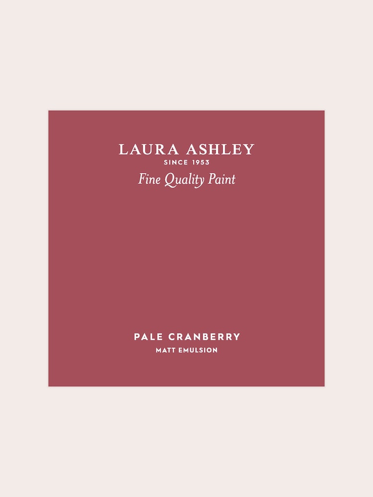 Laura Ashley Pale Cranberry Matt Emulsion Peel & Stick Paint Sample - Image 2 of 4