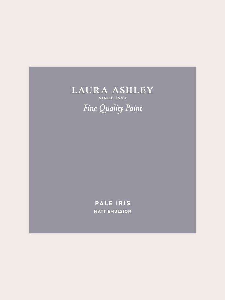 Laura Ashley Pale iris Matt Emulsion Peel & Stick Paint Sample - Image 2 of 4