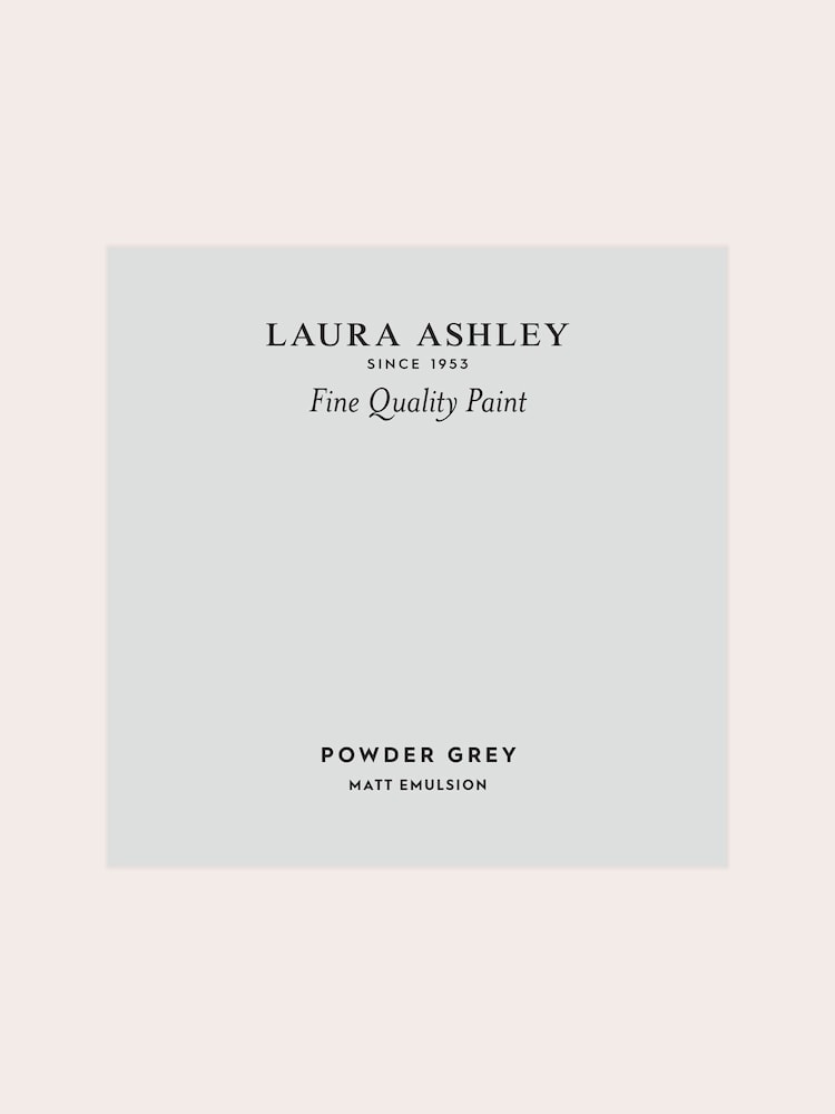 Laura Ashley Powder Grey Matt Emulsion Peel & Stick Paint Sample - Image 2 of 4