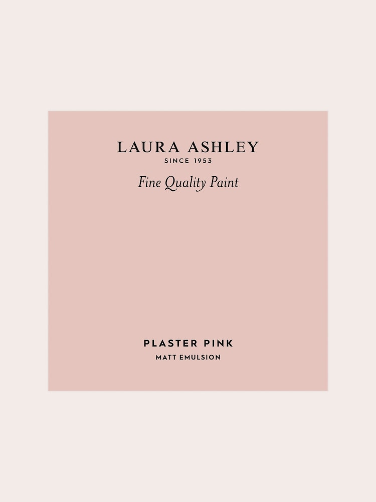 Laura Ashley Plaster Pink Matt Emulsion Peel & Stick Paint Sample - Image 2 of 4