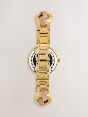 Gold (Metal) Weave Watch Bracelet - Image 3 of 4