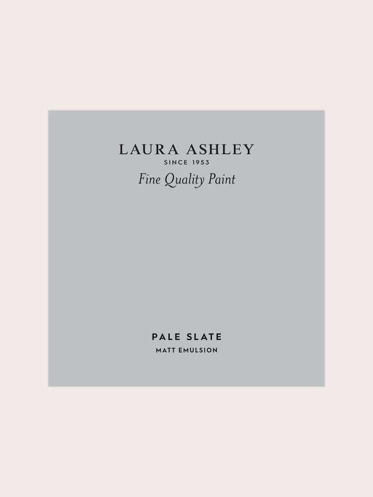 Laura Ashley Pale Slate Matt Emulsion Peel & Stick Paint Sample - Image 2 of 4