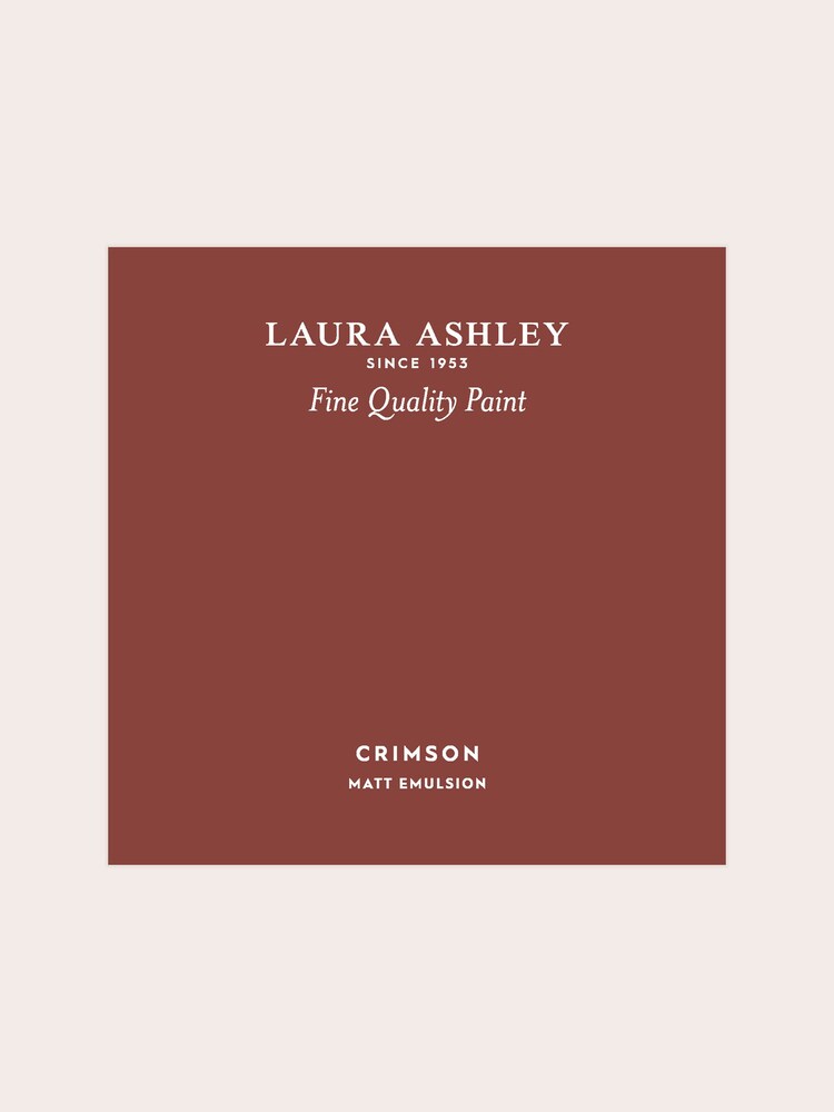 Laura Ashley Crimson Matt Emulsion Peel & Stick Paint Sample - Image 2 of 4 Laura Ashley Crimson Matt Emulsion Peel & Stick Paint Sample - Image 2 of 4