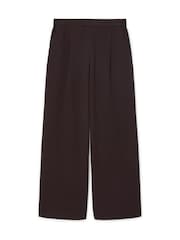 AllSaints Red Aleida Wide Leg Trousers - Image 8 of 8