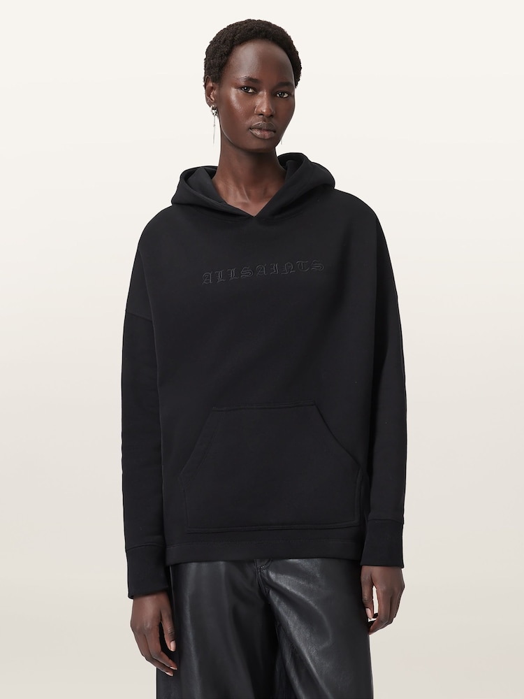 AllSaints Black Vision Etie Hoodie - Image 2 of 6