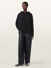 AllSaints Black Vision Etie Hoodie - Image 4 of 6
