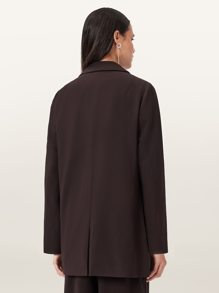 AllSaints Red Aleida Tri Blazer - Image 2 of 7