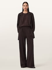 AllSaints Red Aleida Tri Blazer - Image 3 of 7