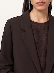 AllSaints Red Aleida Tri Blazer - Image 6 of 7