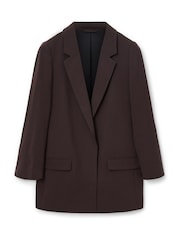AllSaints Red Aleida Tri Blazer - Image 7 of 7