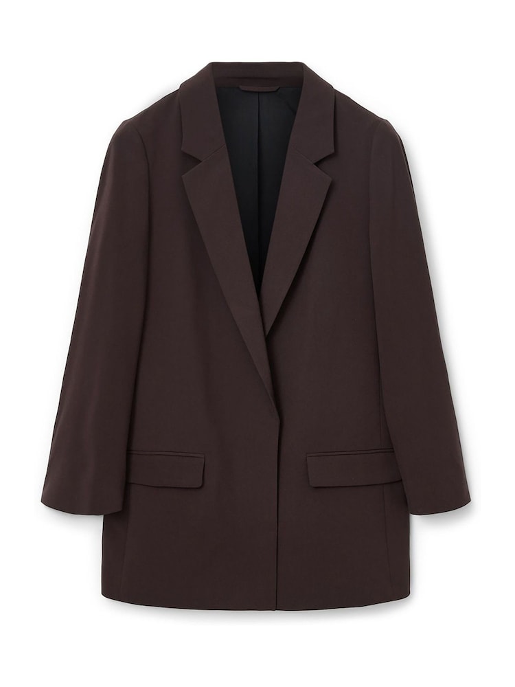 AllSaints Red Aleida Tri Blazer - Image 7 of 7
