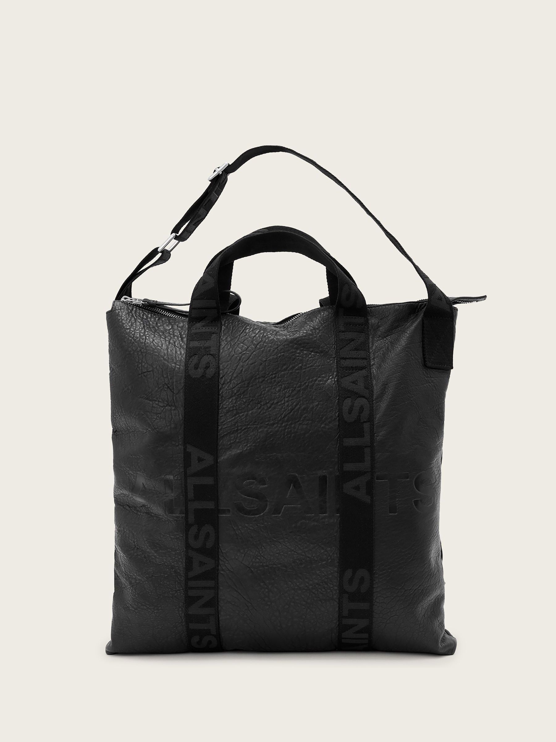 Buy AllSaints Black Kei Leather Backpack from Next USA