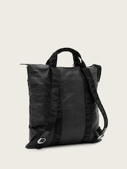 AllSaints Black Kei Leather Backpack - Image 2 of 8