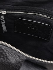 AllSaints Black Kei Leather Backpack - Image 5 of 8