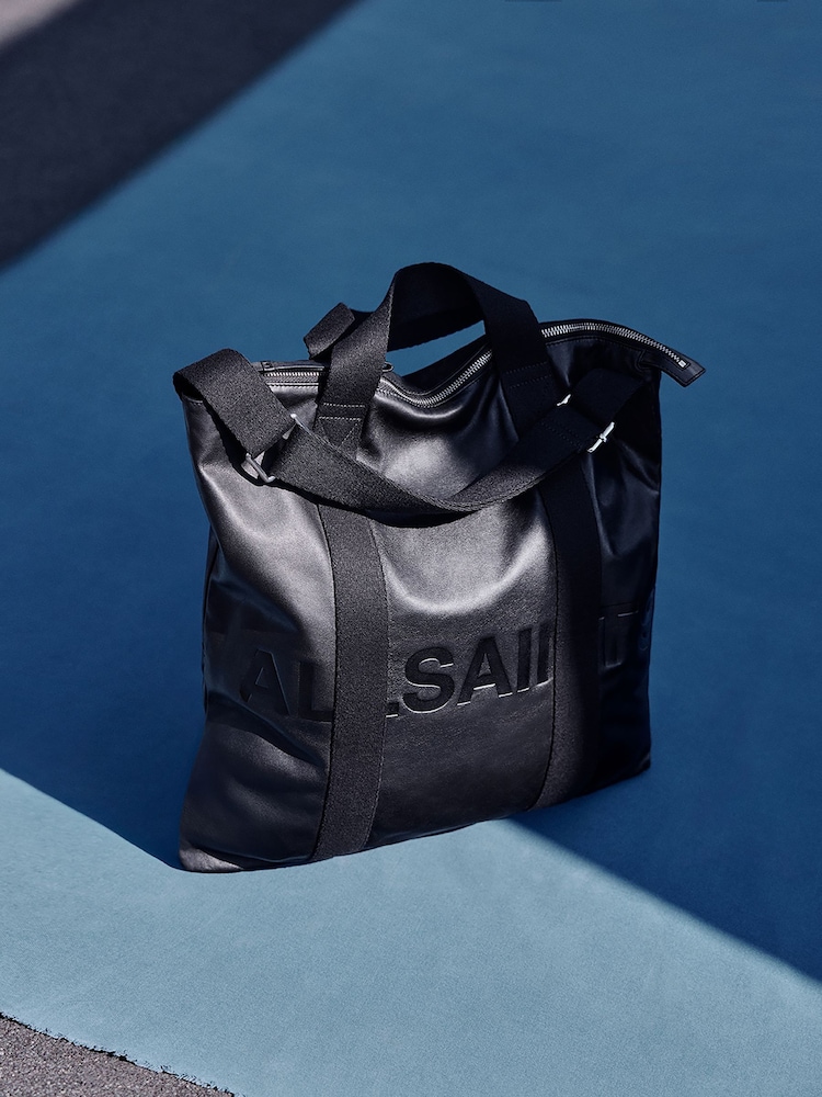 allsaints leather backpack Men's Carabiner Black One Size this stylish leather backpack is designed by AllSaints Alpha Leather Backpack