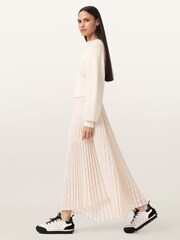 AllSaints White Sinead Dress - Image 6 of 9