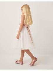 Monsoon Natural Lace Tulle Bridesmaid Dress - Image 3 of 3