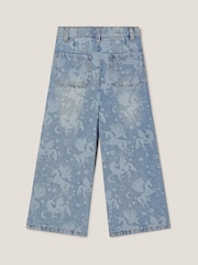 Monsoon Blue Unicorn Wide Leg Jeans - Image 2 of 3