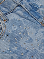 Monsoon Blue Unicorn Wide Leg Jeans - Image 3 of 3