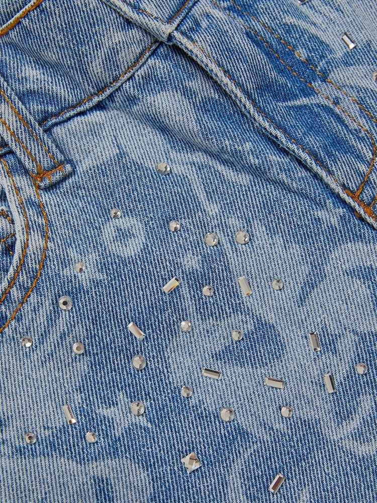 Monsoon Blue Unicorn Wide Leg Jeans - Image 3 of 3
