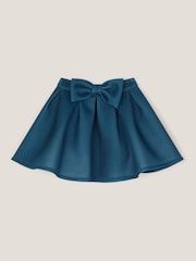 Monsoon Green Bow Pleat Skirt - Image 2 of 4