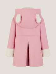 Monsoon Pink Baby Bunny Ears Coat - Image 3 of 4