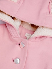 Monsoon Pink Baby Bunny Ears Coat - Image 4 of 4