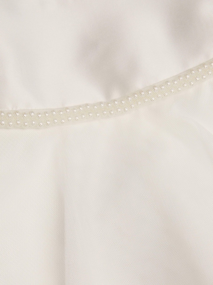 Monsoon Natural Baby Duchess Pearl Swing Dress - Image 4 of 4