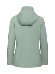 Jack Wolfskin Green Trailtime 2 Layer Waterproof Jacket - Image 2 of 3