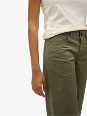 Superdry Green Mid Rise Baggy Chinos - Image 13 of 15