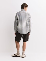 NN.07 Blue Deon Check Long Sleeve Shirt - Image 4 of 6