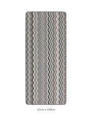 My Mat Candy Multi Monochrome Zig Zag Runner - Image 2 of 3