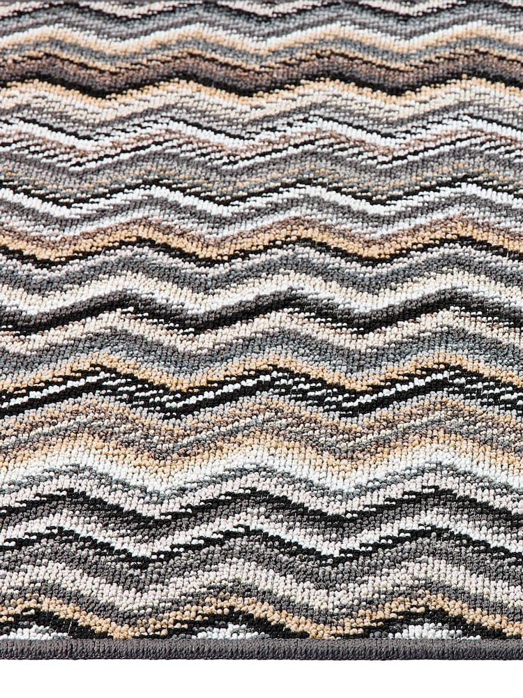 My Mat Candy Multi Monochrome Zig Zag Runner - Image 3 of 3 My Mat Candy Multi Monochrome Zig Zag Runner - Image 3 of 3
