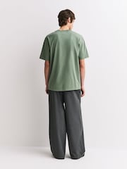 NN.07 Green Adam Embroidered Logo T-Shirt - Image 2 of 6