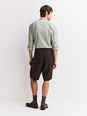 NN.07 Brown Kay Tailored Shorts - Image 3 of 7