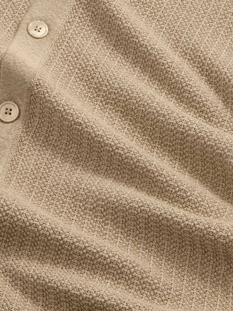 NN.07 Natural Ares Button Front Knit Shirt - Image 7 of 7