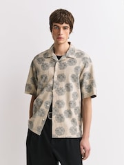 NN.07 Natural Ole Relaxed Fit Linen Blend Shirt - Image 1 of 4